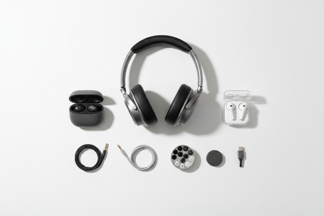Headphones, Earbuds & Accessories
