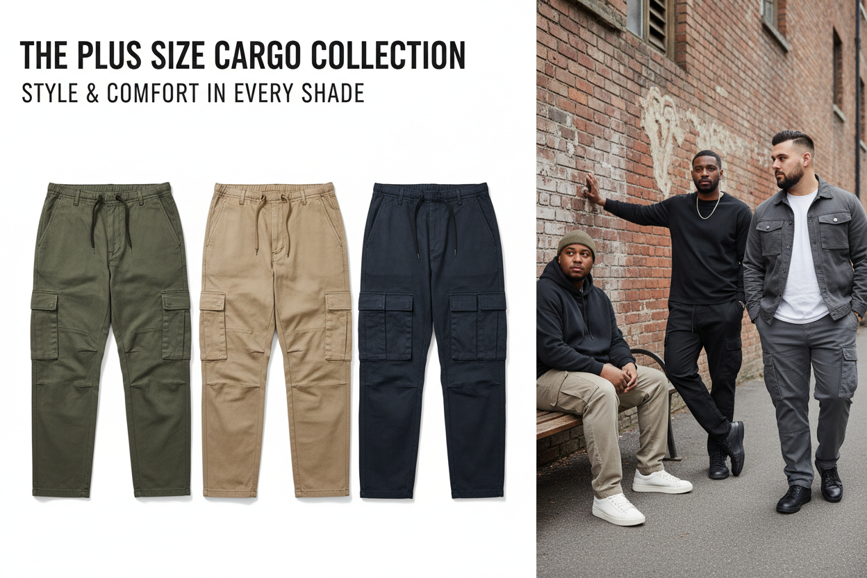 Men's Plus Size Cargo Pants