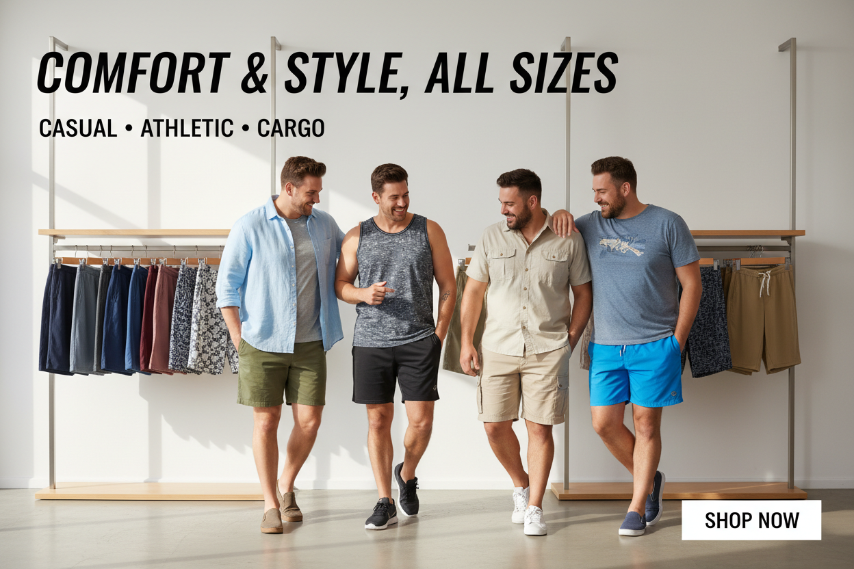 Men's Plus Size Shorts