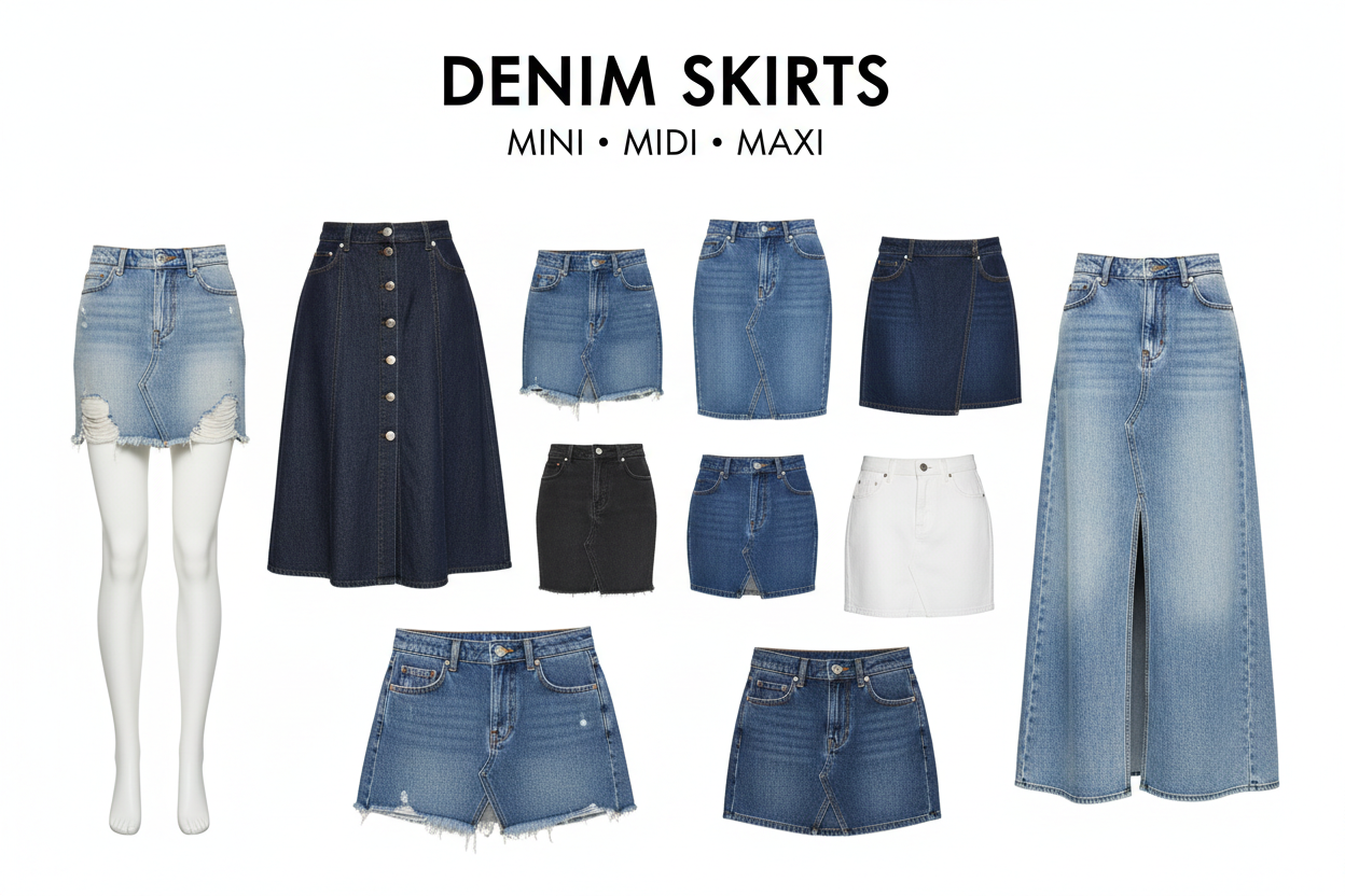 Women's Denim Skirts