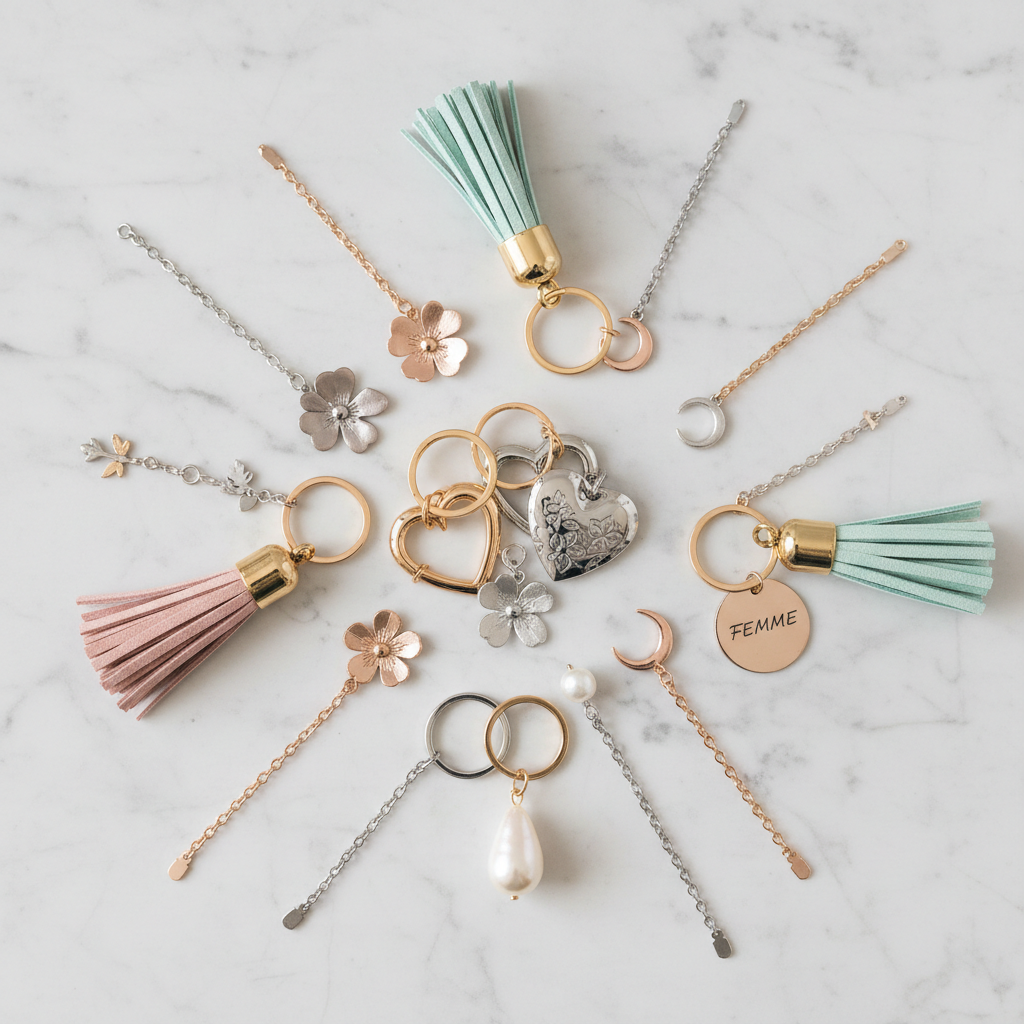 Women's Keyrings, Keychains & Charms