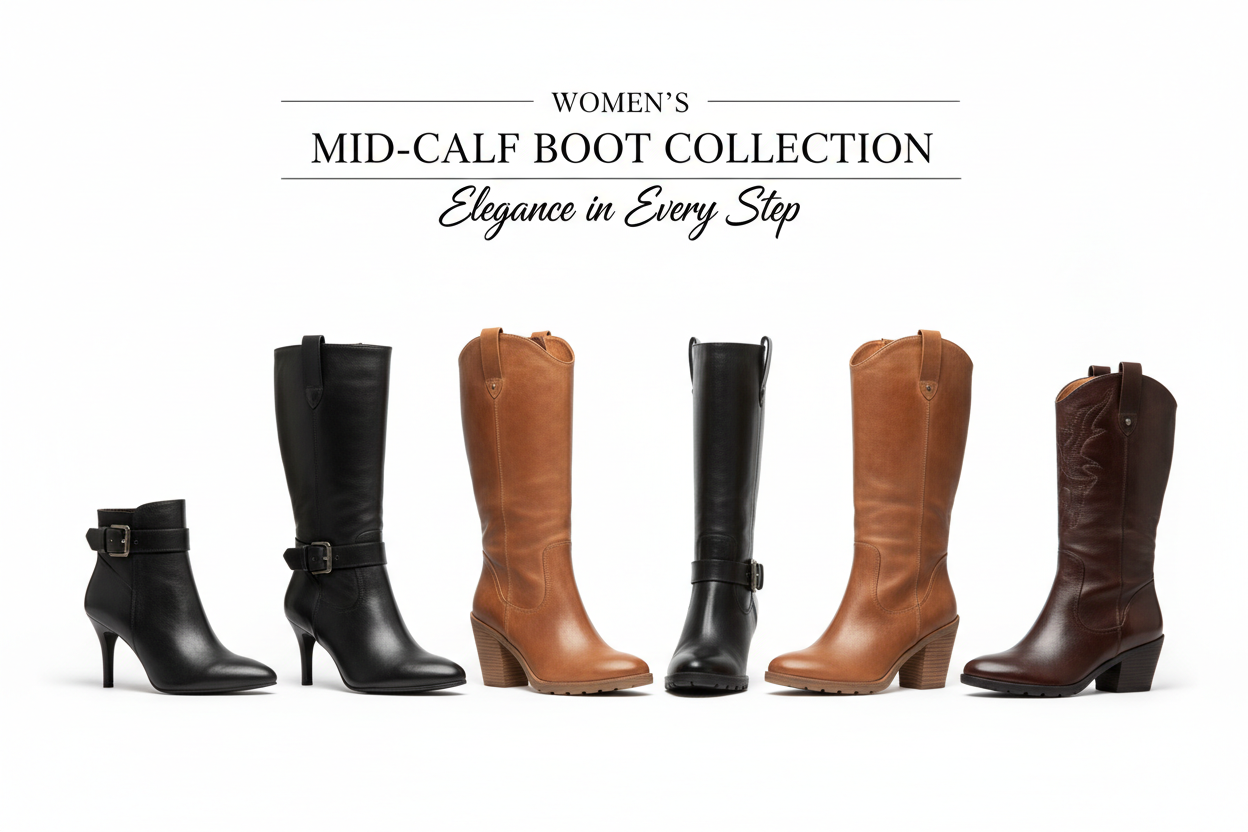 Women's Mid Calf Boots
