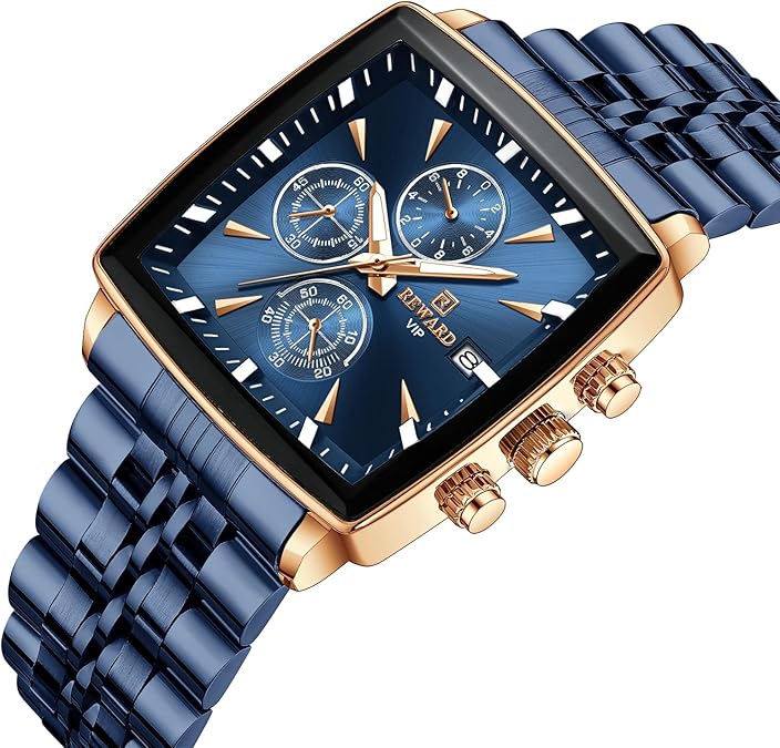 REWARD Rectangle Quartz Wristwatches