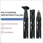 Black 2-in-1 Nose & Ear Hair Trimmer