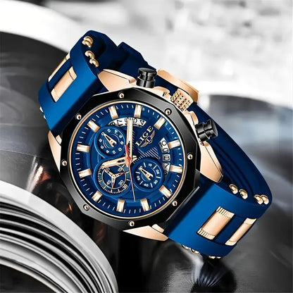 LIGE Men's Chronograph Wristwatch Watch