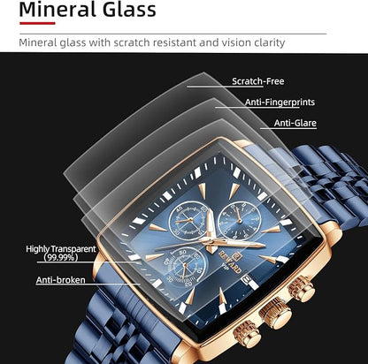 REWARD Rectangle Quartz Wristwatches