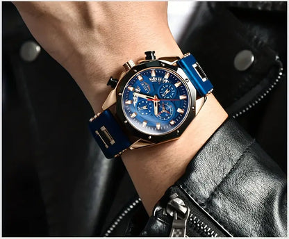 LIGE Men's Chronograph Wristwatch Watch