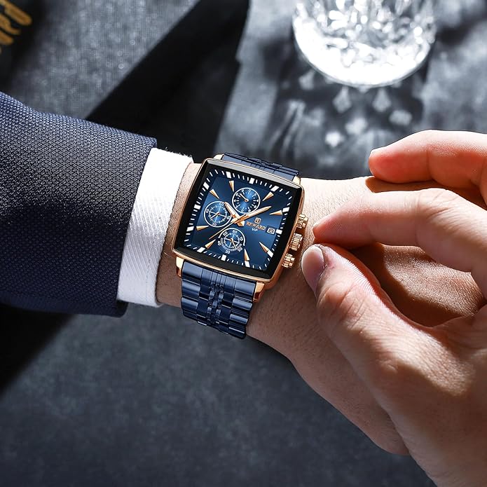 REWARD Rectangle Quartz Wristwatches