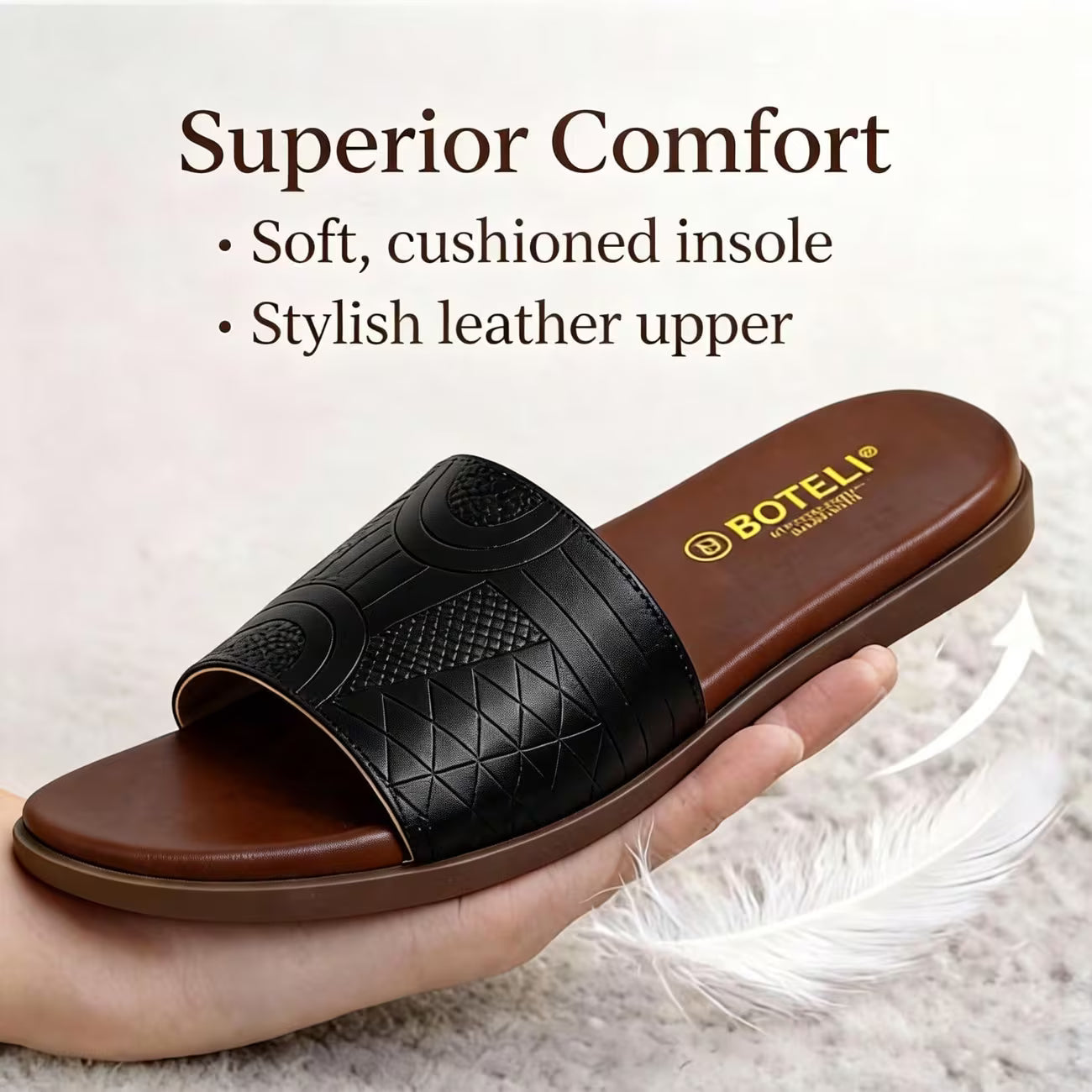 Women’s Square-Toe Geometric Flip Flop Sandals – Cushioned Flat Summer Slides