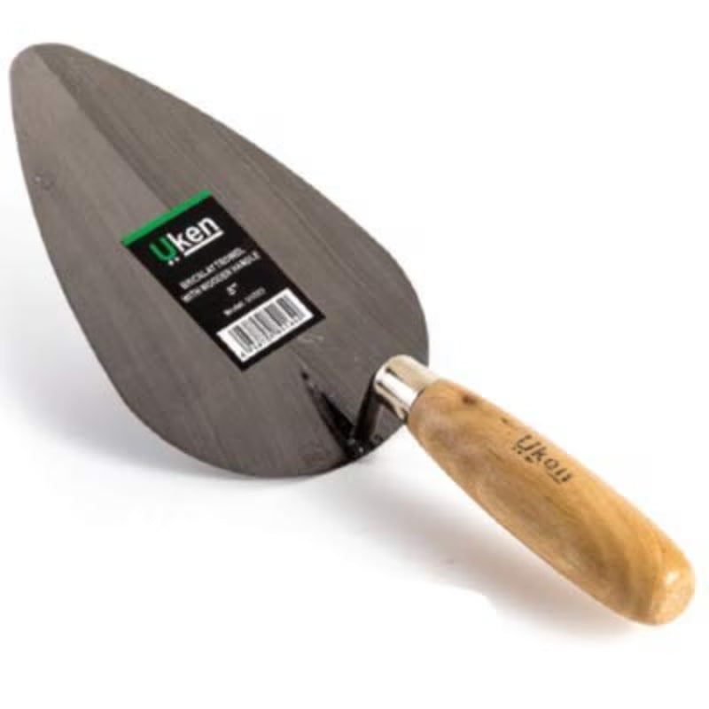 20.32cm Masonry Trowel – Silver & Black, Durable Steel Blade with Ergonomic Handle for Brickwork, Mortar, Plaster, Construction & DIY Use