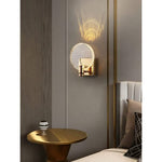 1pc Modern Crystal Bubble Shade Wall Light - Multicolor & Elegant Golden, 5W LED Sconce, 16cm High (6in), Crystal Decorative Wall Lamp, Modern Bedroom, Hallway & Bedside Lighting