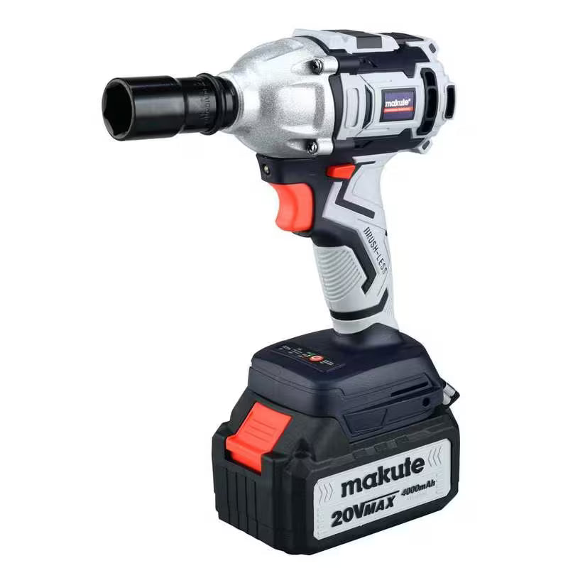 MAKUTE CW001-BL 20V Cordless Brushless Impact Wrench ([Insert Color]) – 320N.m Max Torque & 2200 RPM Heavy-Duty Power Tool