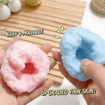 Mixed Color Ice Skin Shape Crunchy Stress Balls – 2pcs Moldable Squeeze & Sensory Fidget Toy Set