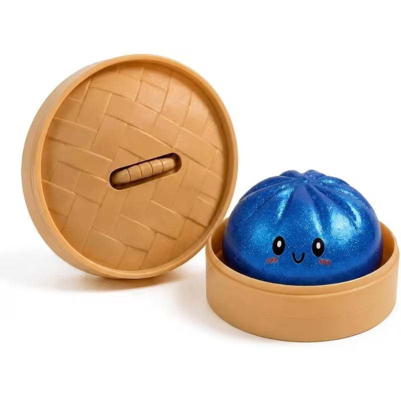 Blue Dumpling Foam Sensory Stress Ball – Soft Squishy Fidget Toy