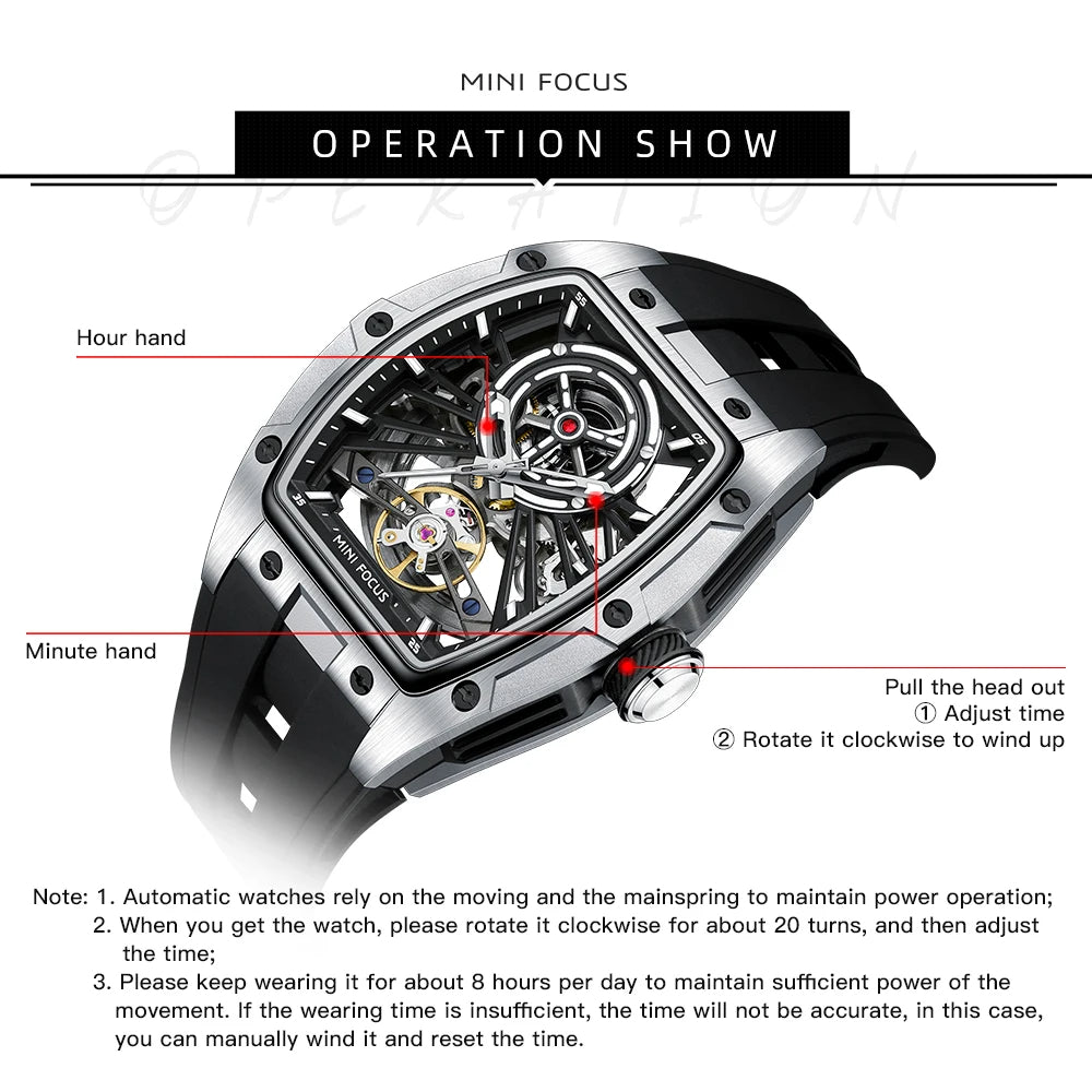 MEGIR 2242 Skeleton Automatic Watch – Luxury Meets Mechanical Artistry