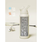 Powcan 32oz Insulated Water Bottle – Stainless Steel, Straw & Handle, 36-Hour Temperature Retention