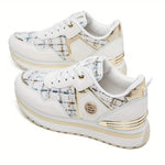 Women's Casual Running Sneakers – Raised Sole, Comfortable Spring Footwear