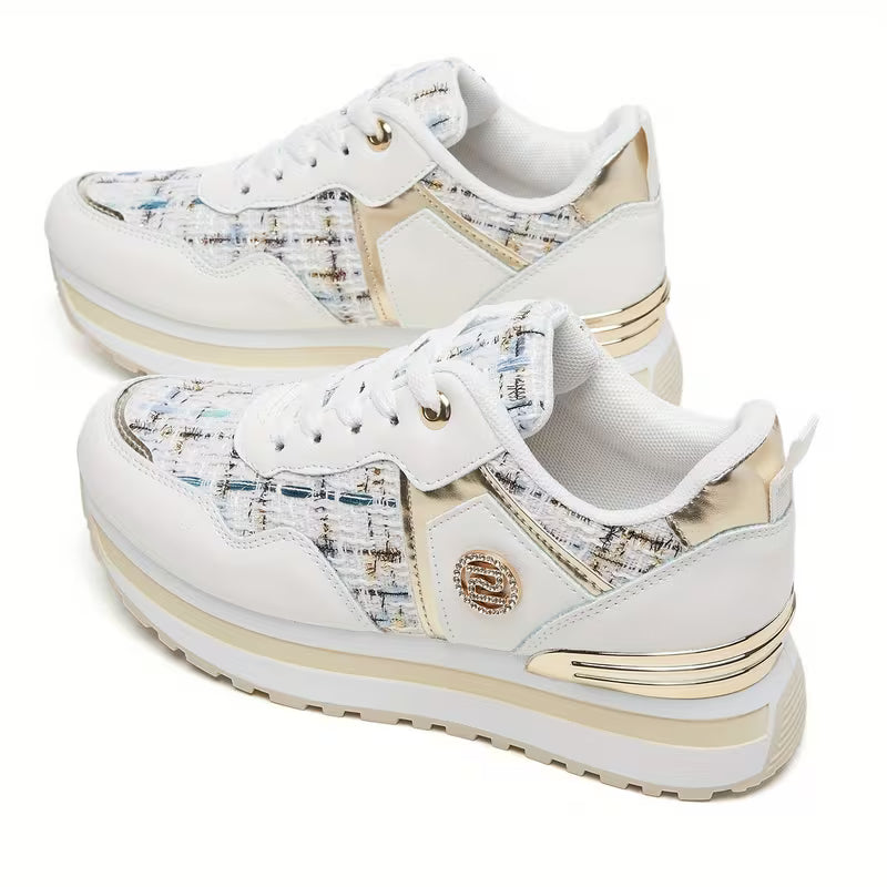 Women's Casual Running Sneakers – Raised Sole, Comfortable Spring Footwear