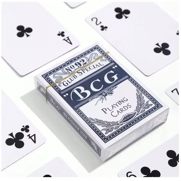 Premium BCG Club Special Playing Cards - Black 2-Pack, Classic Playing Card Decks for Family Games, Poker, Casino-Style Games, Parties & Game Nights