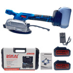 BONAI BN-CD0013 Cordless 88VF Tile Vibrator & Laying Machine (blue,black) – 80kg Suction, FM Gear Display & 4.0Ah Battery