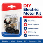 Multicolor DIY Electric Motor Science Kit – STEM Educational Electronics Experiment Set with Mini DC Motor & Wiring Components