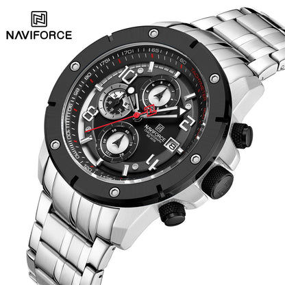 NAVIFORCE NF8056 SBS Chronograph Watch – Luxury Performance with Luminous Style