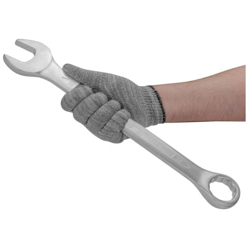 38mm Combination Wrench - Carbon Steel Manual Hand Wrench, Standard Heavy-Duty Wrench for Automotive, Mechanical, Workshop & Repair Applications