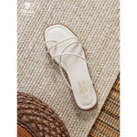 Women’s Cross-Strap Flat Sandals – Lightweight and Comfortable Slide Shoes