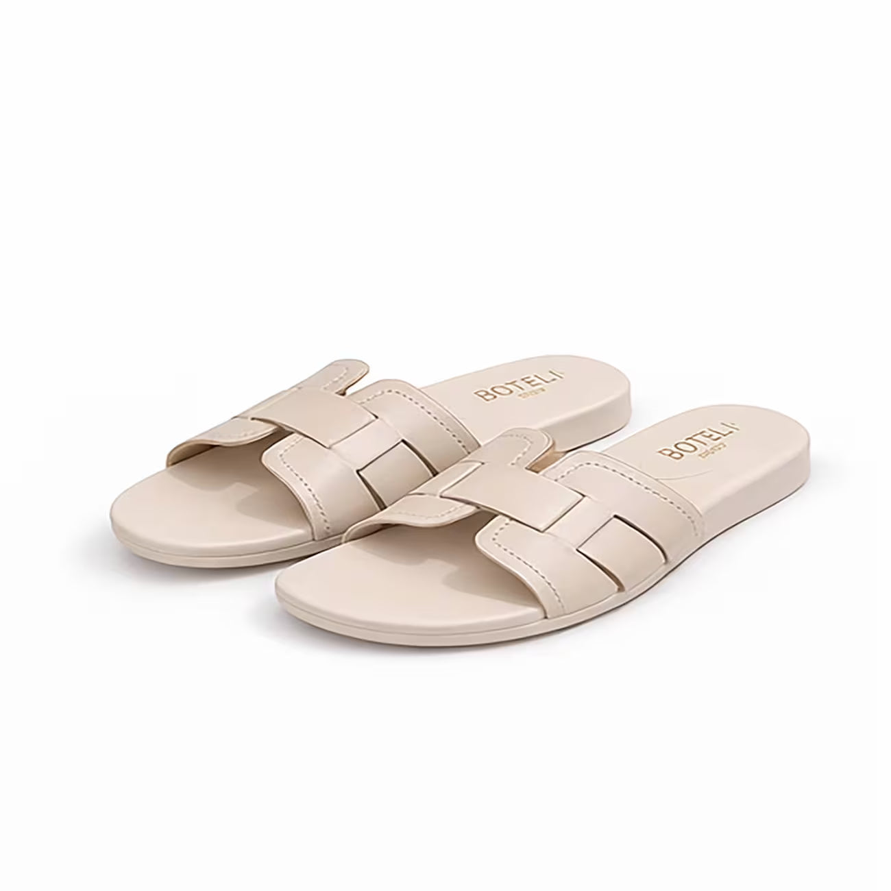Women’s H-Strap Flat Slide Sandals – Lightweight Open-Toe Summer Shoes