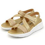 Women’s Adjustable Strap Wedge Sandals – Open-Toe Thick Platform Summer Shoes