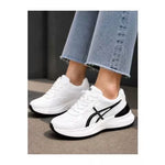 Women’s Lightweight Sport Sneakers – White, Grey & Black