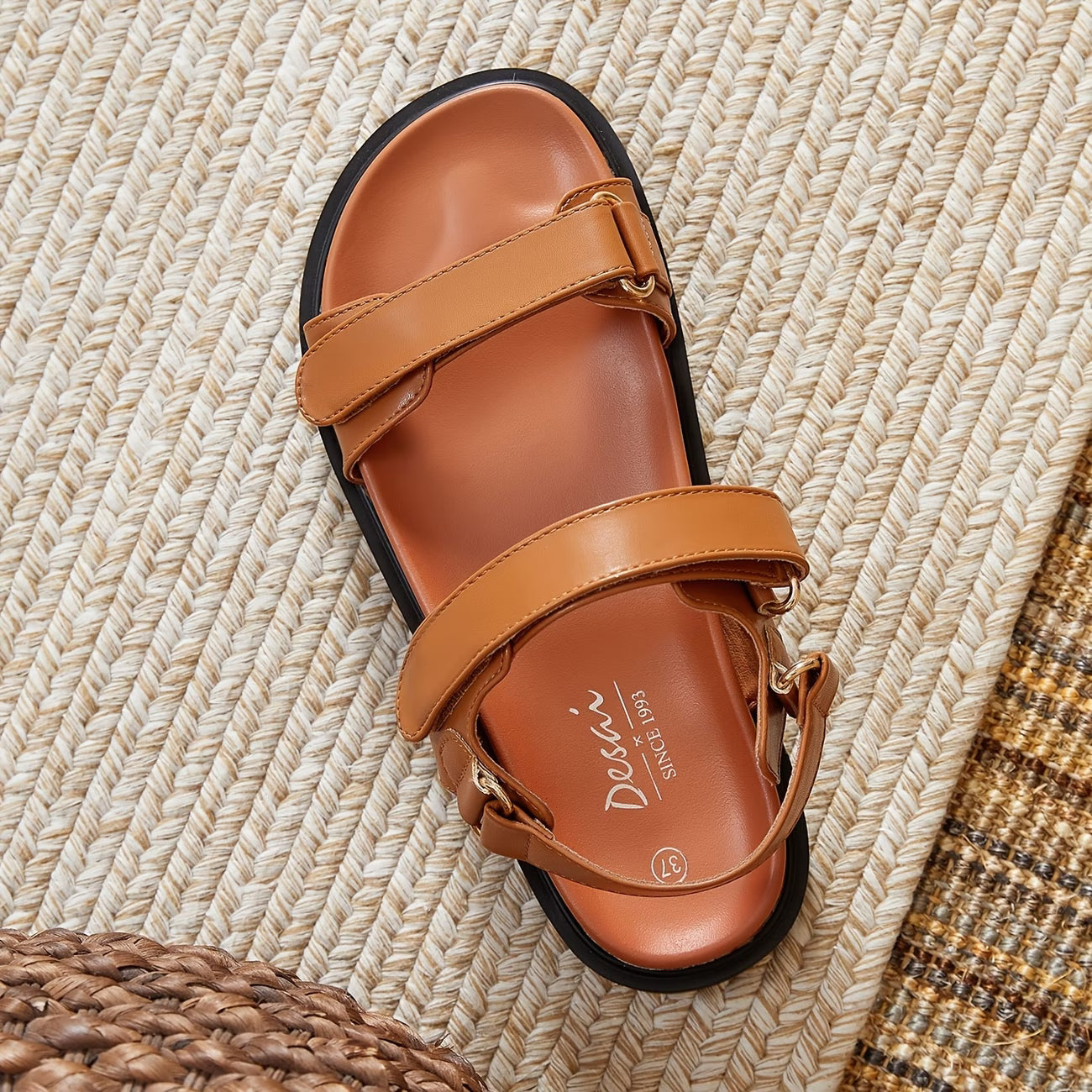 Women’s Comfortable Flat Sandals – Breathable Versatile Summer Beach Shoes