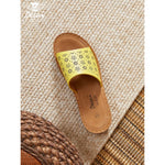 Women’s Floral Print Flat Sandals – Lightweight Breathable Summer Shoes