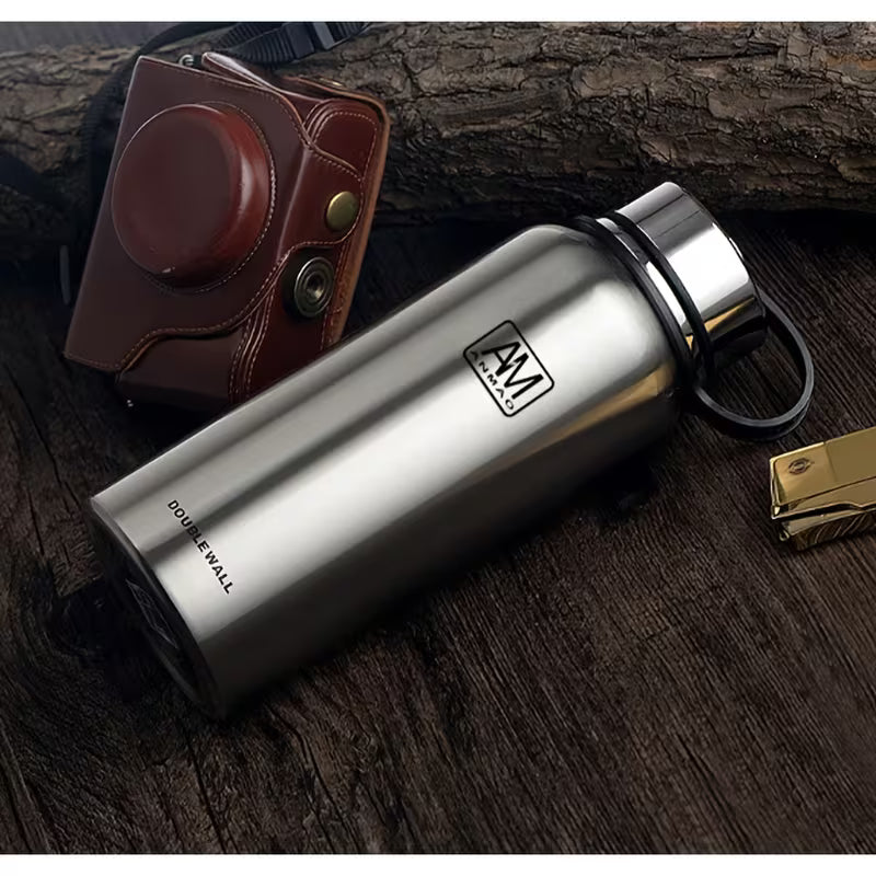 Stainless Steel Vacuum Insulated Water Bottle – Chug Lid, Leak-Resistant & Sweat-Proof