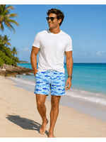Men’s Colorful Summer Swim Shorts – 3 Stylish Graphic Designs