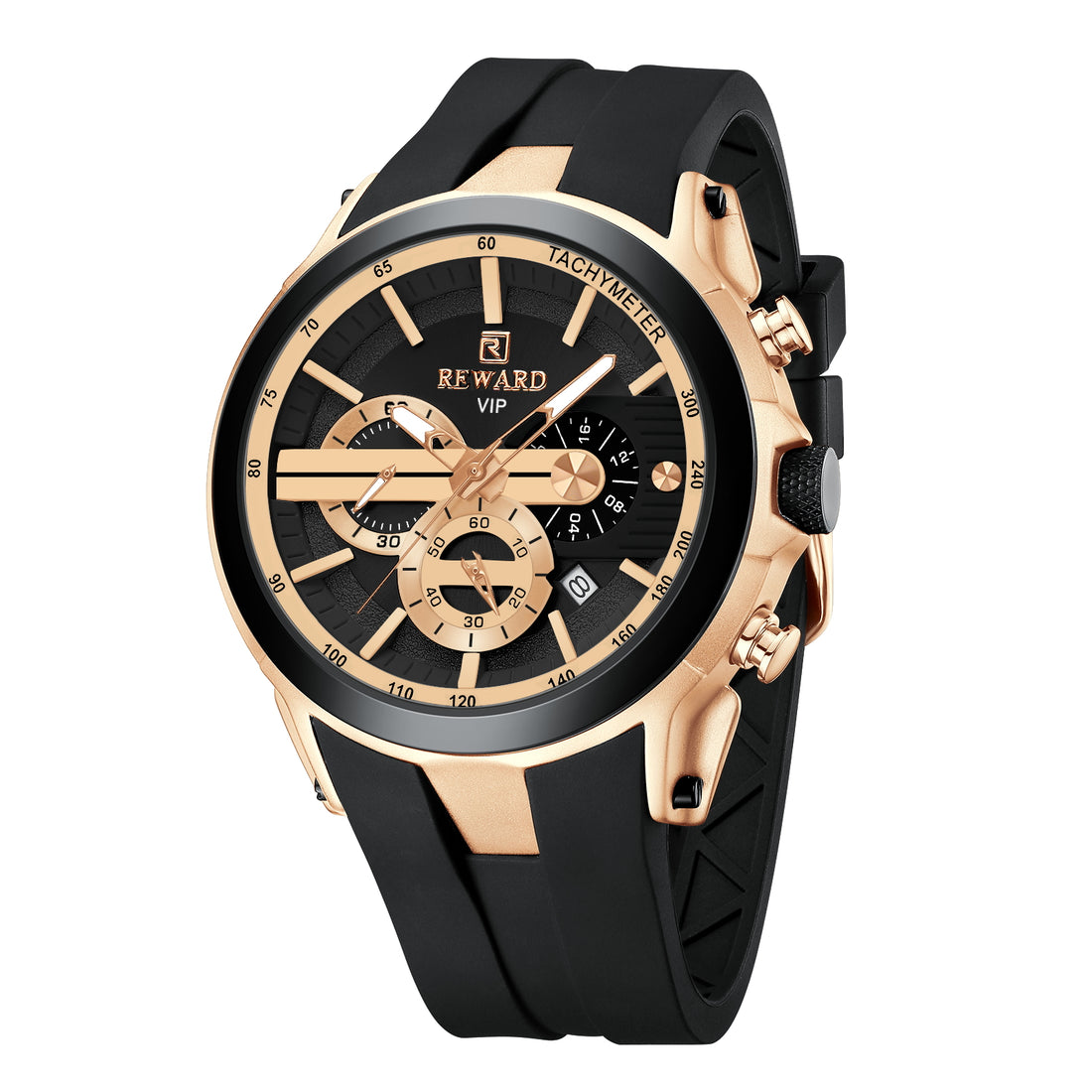REWARD VIP Men's Chronograph Watch – Luminous & Waterproof
