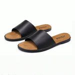 Women’s Flat Slide Sandals – Cushioned Insole Non-Slip Casual Summer Shoes