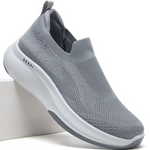 Men's Breathable Mesh Slip-On Sports Shoes – Black, Light Grey & Navy Blue