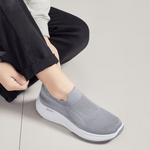 Men's Breathable Mesh Slip-On Sports Shoes – Black, Light Grey & Navy Blue