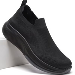 Men's Breathable Mesh Slip-On Sports Shoes – Black, Light Grey & Navy Blue