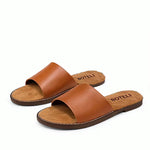 Women’s Flat Slide Sandals – Cushioned Insole Non-Slip Casual Summer Shoes