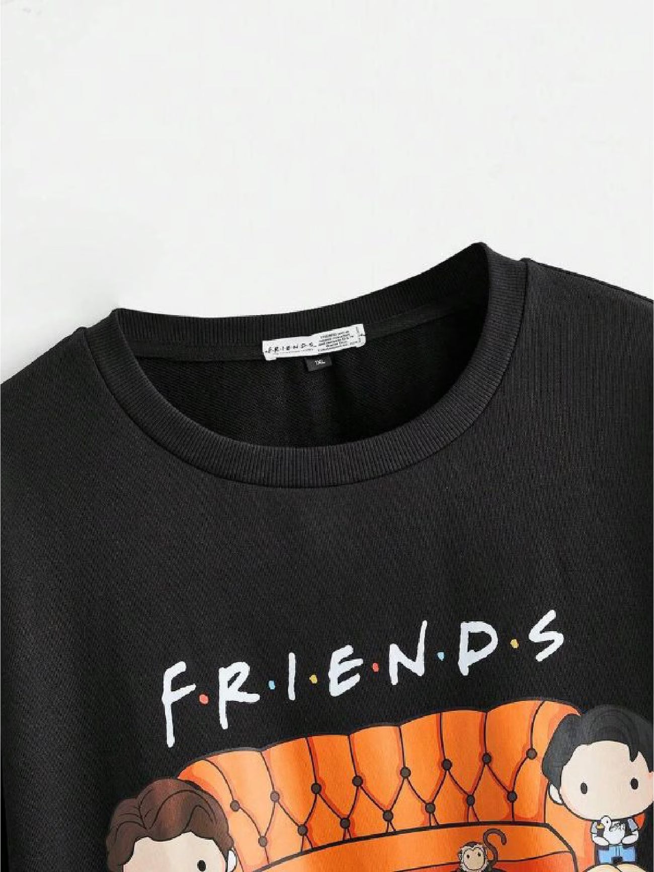 Plus Size Women’s Oversized Graphic T-Shirt – Casual Cartoon Print Drop Shoulder Top