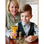 Portable Digital Microscope for Kids – 2-Inch IPS Screen & Anti-Slip Silicone Case