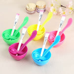 7-Piece DIY Face Mask Mixing Tool Set – Bowl, Brush, Stick & Measuring Spoons