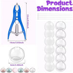 Mixed Color Stress Ball Making Kit – DIY Pressure Anxiety Relief Set with TPR Skins & Vacuum Tool