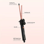 Deep Wave Hair Curler with LCD Screen, 45W