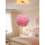 1pc Warm Romantic Artificial Flame Ball Lamp Shade - Pink, Small 30cm Retractable Flame Ball Lampshade with Holder, Modern Decorative Cover for Home, Party & Event Decor