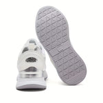 Stylish Women's Athletic Sneakers – Patchwork Design, Lightweight Rubber Sole, Slip-Resistant