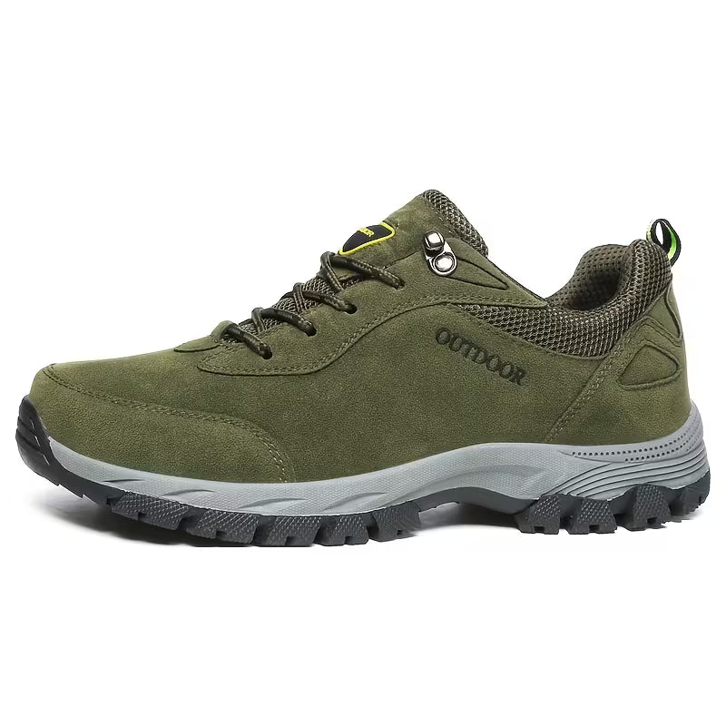 Men's Military Green Insulated Winter Boots for Outdoor Travel