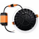 20W LED Downlight – White, 6500K Cool White Round Recessed Ceiling Light with 1400LM Output, LED Driver, 168mm Diameter & 140mm Cutout for Home, Office & Shop Use